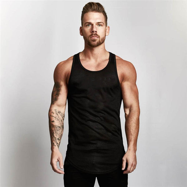 gym clothes tank top sportswear vest men